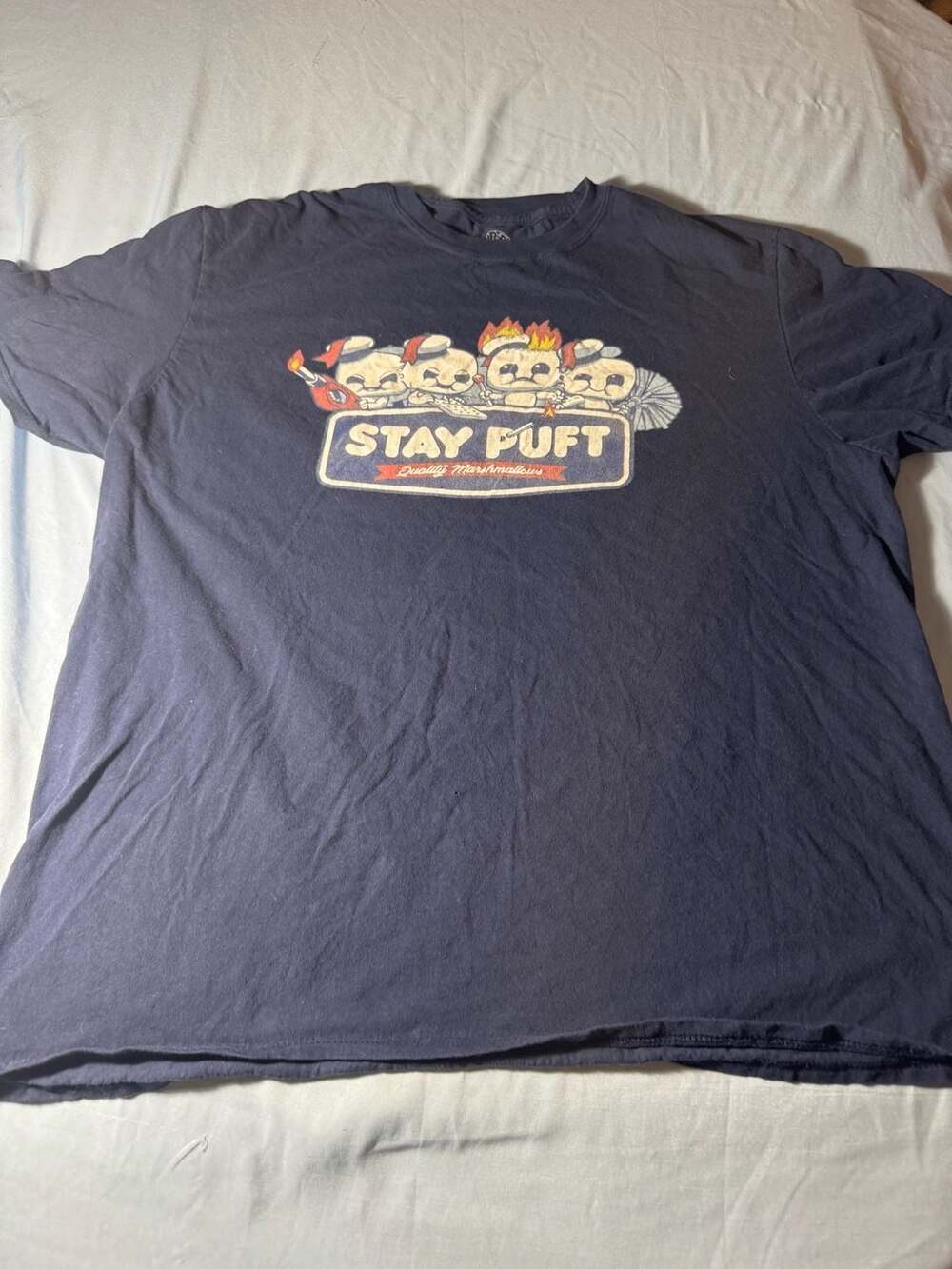Funko Pop Tees Ghostbusters Stay Puft Quality Marshmallows Graphic T-Shirt XL